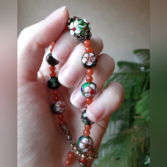 Beaded Charm Bracelet Floral Sunflower Bracelet Beaded Boho Jewelry Handmade - Picture 3 of 4